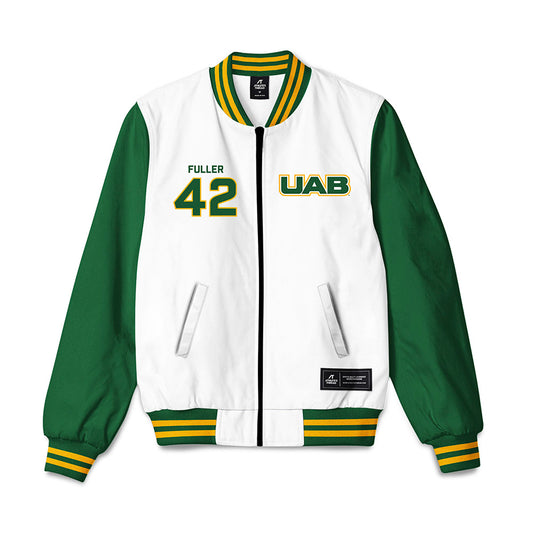 UAB - NCAA Baseball : Jay Fuller - Bomber Jacket-0