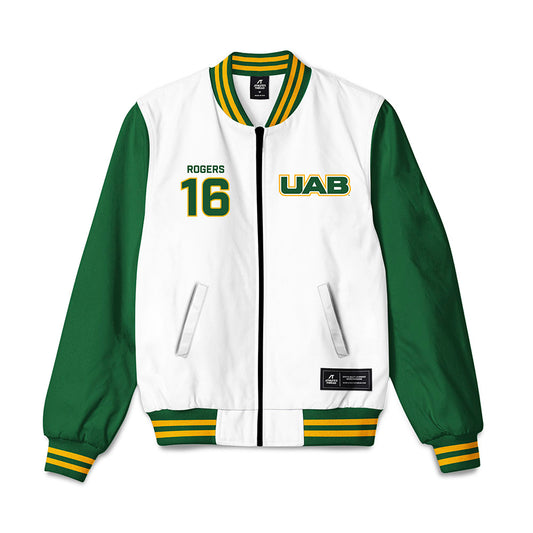UAB - NCAA Football : Nate Rogers - Bomber Jacket-0