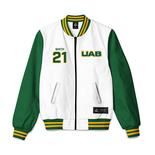 UAB - NCAA Beach Volleyball : Sarah Smith - Bomber Jacket-0