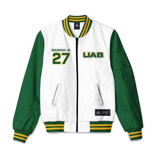 UAB - NCAA Football : Everett Roussaw Jr - Bomber Jacket-0