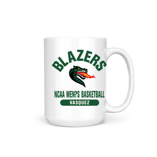 UAB - NCAA Men's Basketball : Alejandro Vasquez - Coffee Mug-0
