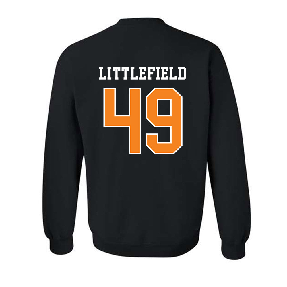 UT Martin - NCAA Football : Connon Littlefield - Classic Shersey Crewneck Sweatshirt-1
