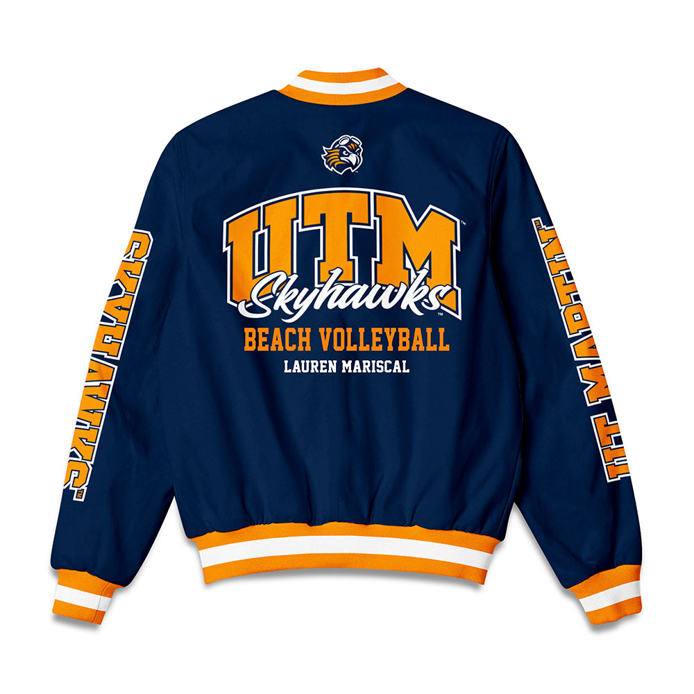 UT Martin - NCAA Beach Volleyball : Lauren Mariscal - Bomber Jacket-1