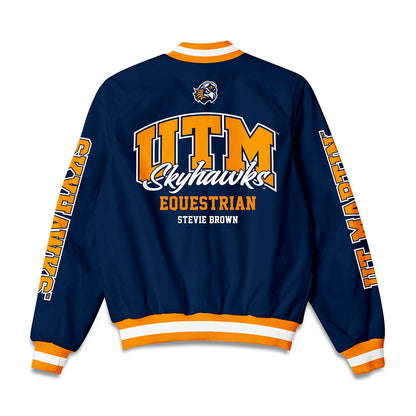 UT Martin - NCAA Equestrian : Stevie Brown - Bomber Jacket-1