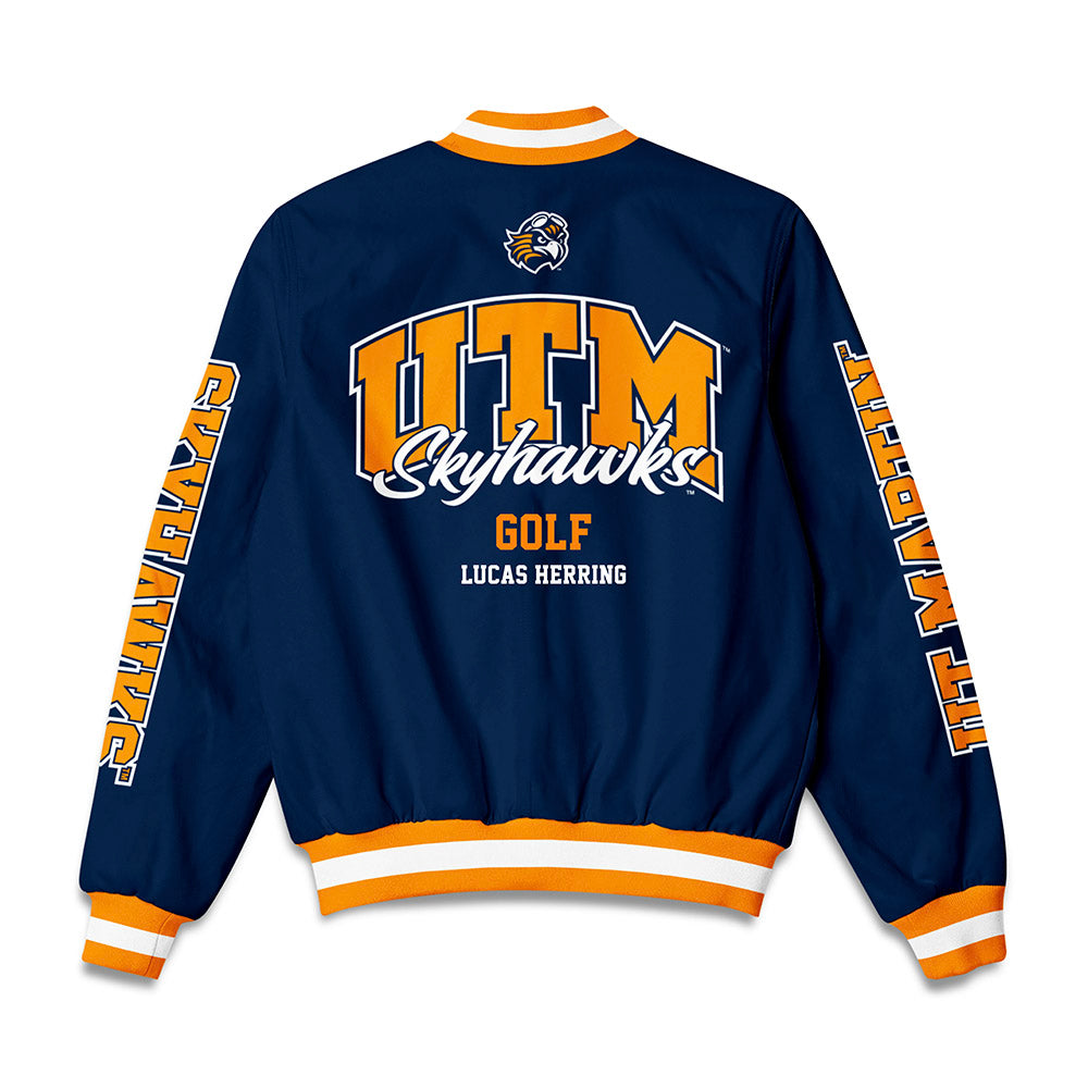 UT Martin - NCAA Men's Golf : Lucas Herring - Bomber Jacket-1