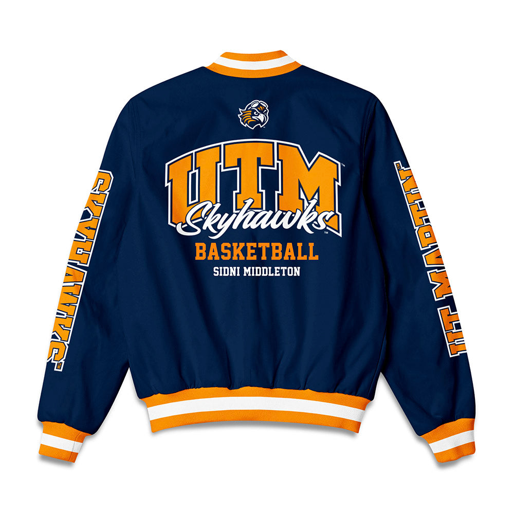 UT Martin - NCAA Women's Basketball : Sidni Middleton - Bomber Jacket-1