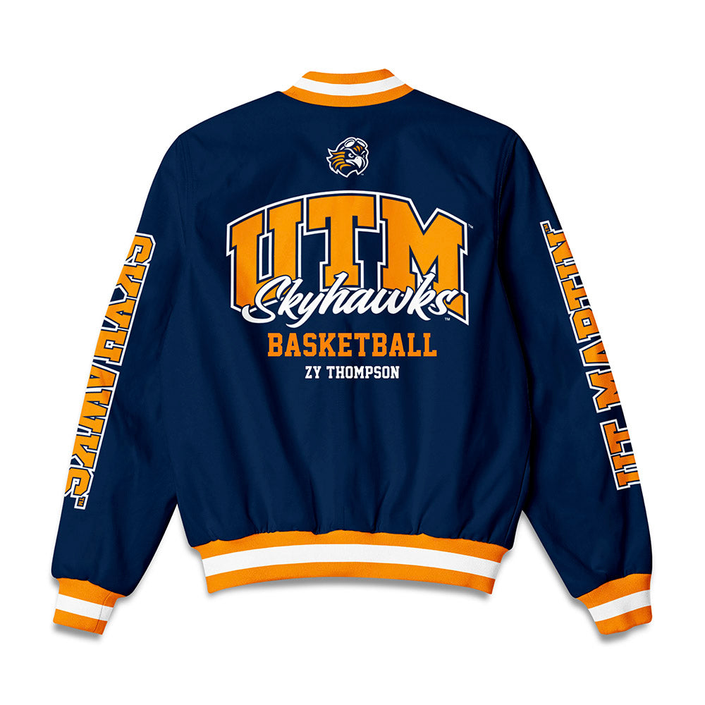 UT Martin - NCAA Women's Basketball : Zy Thompson - Bomber Jacket-1