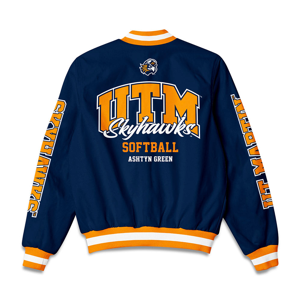  - NCAA Softball : Ashtyn Green - Bomber Jacket-1