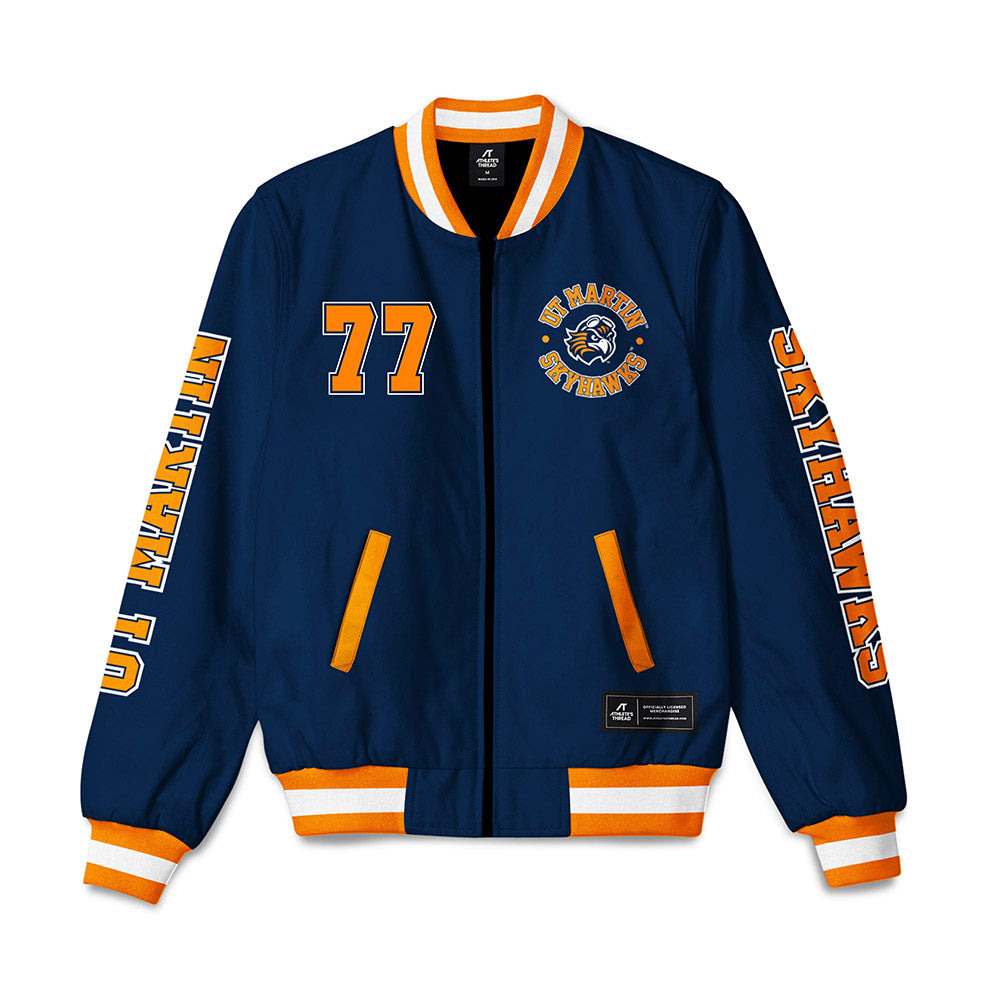 UT Martin - NCAA Football : Riley Turner - Bomber Jacket