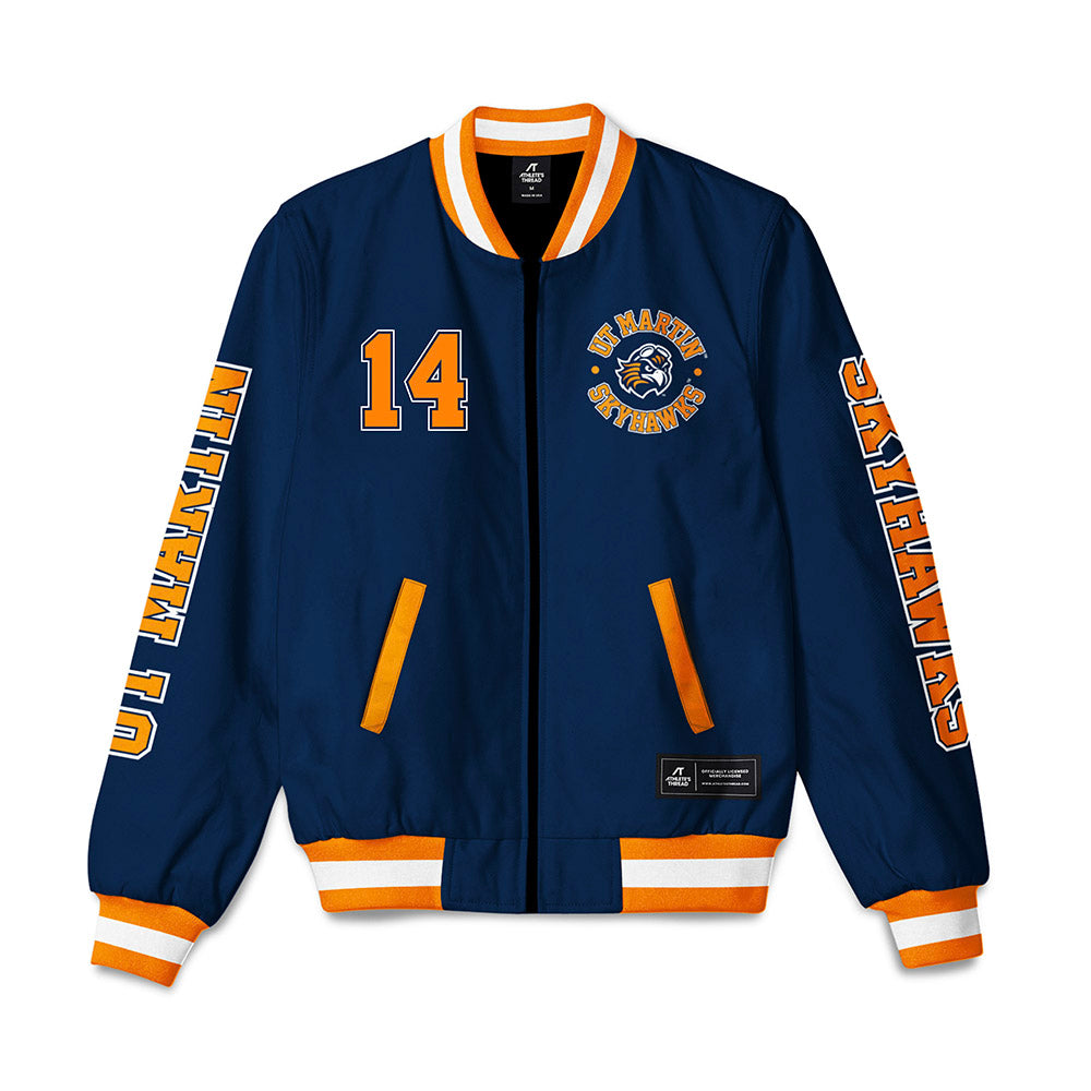 UT Martin - NCAA Baseball : Gates Gerhart - Bomber Jacket-0