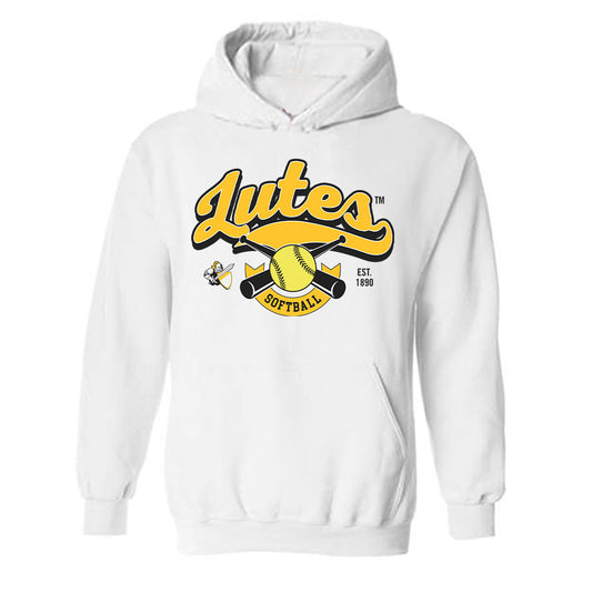 PLU - NCAA Softball : Aby Redwine - Classic Shersey Hooded Sweatshirt-0