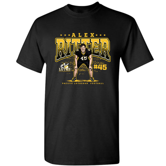 PLU - NCAA Football : Alex Ritter - T-Shirt Individual Caricature