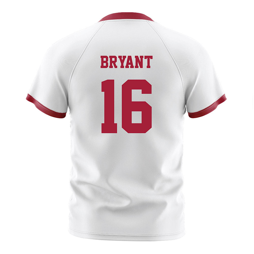 Arkansas - NCAA Women's Soccer : Jordan Bryant - White Soccer Jersey-1