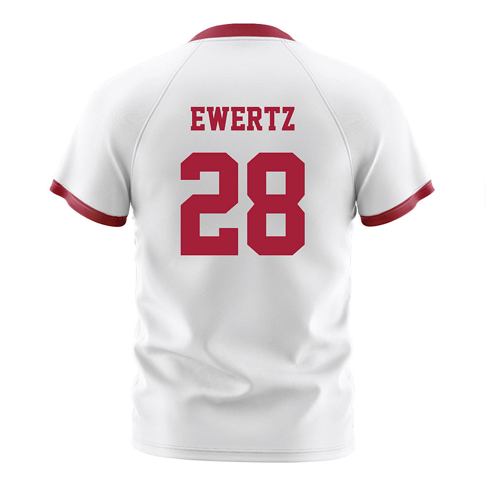 Arkansas - NCAA Women's Soccer : Kyndal Ewertz - White Soccer Jersey