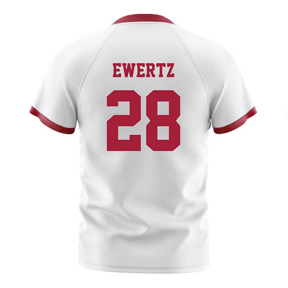 Arkansas - NCAA Women's Soccer : Kyndal Ewertz - White Soccer Jersey