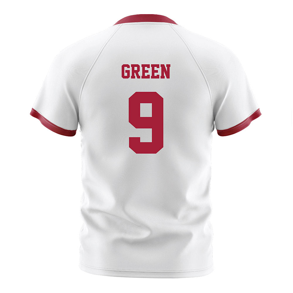 Arkansas - NCAA Women's Soccer : Londyn Green - White Soccer Jersey-1