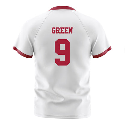 Arkansas - NCAA Women's Soccer : Londyn Green - White Soccer Jersey-1