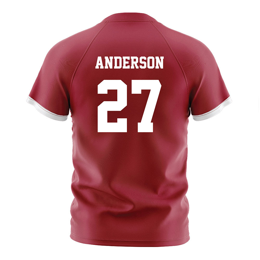 Arkansas - NCAA Women's Soccer : Dejionee Anderson - Cardinal Soccer Jersey