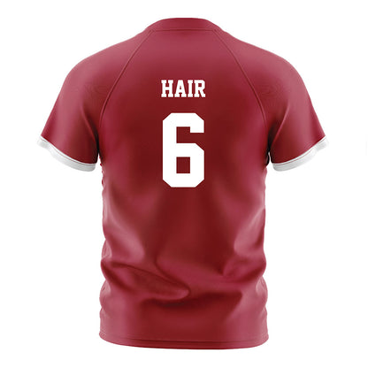 Arkansas - NCAA Women's Soccer : Cora Hair - Cardinal Soccer Jersey-1