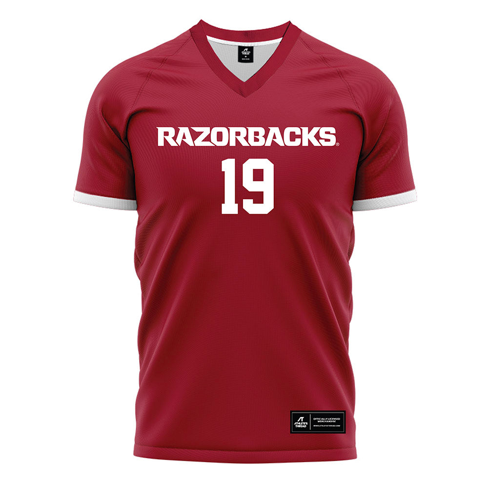 Arkansas - NCAA Women's Soccer : Paige Szymanski - Cardinal Soccer Jersey-0