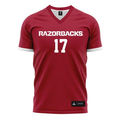 Arkansas - NCAA Women's Soccer : Kennedy Ball - Cardinal Soccer Jersey-0