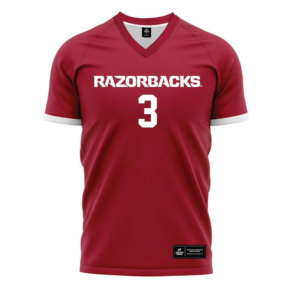 Arkansas - NCAA Women's Soccer : Nuria Craig - Cardinal Soccer Jersey-0