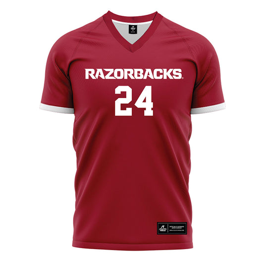 Arkansas - NCAA Women's Soccer : Kayla Morawietz - Cardinal Soccer Jersey-0