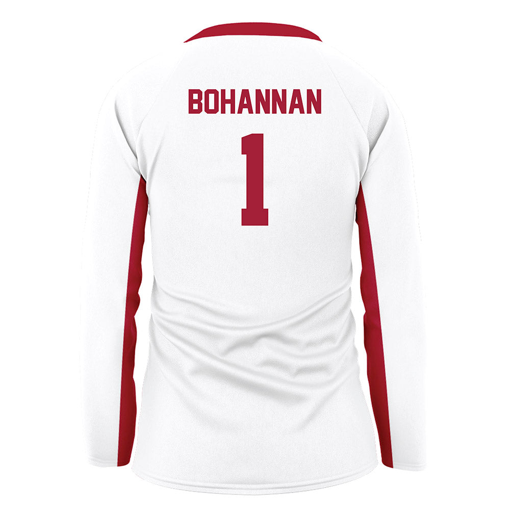 Arkansas - NCAA Women's Volleyball : Laci Bohannan - White Volleyball Jersey-1