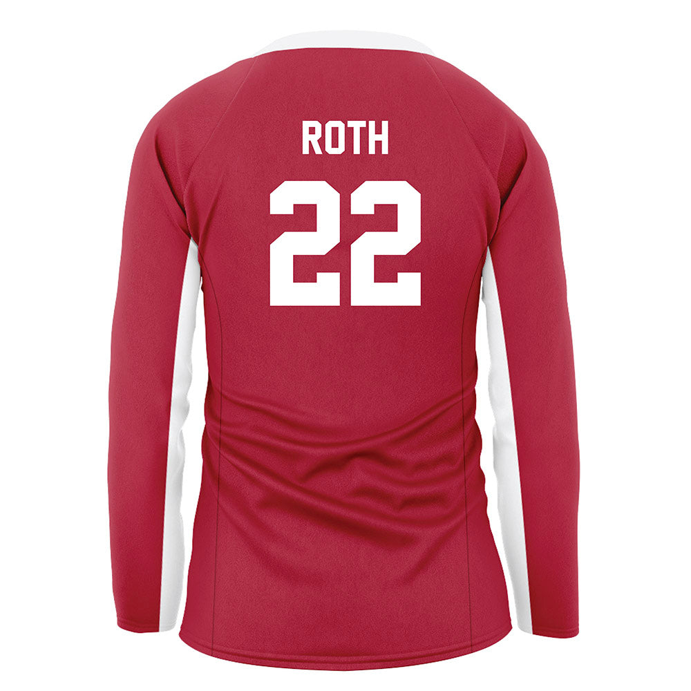 Arkansas - NCAA Women's Volleyball : Ava Roth - Cardinal Red Volleyball Jersey-1