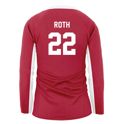 Arkansas - NCAA Women's Volleyball : Ava Roth - Cardinal Red Volleyball Jersey-1