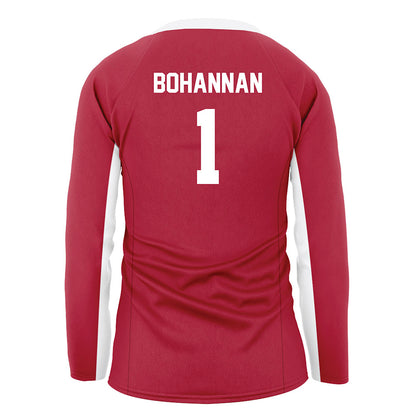 Arkansas - NCAA Women's Volleyball : Laci Bohannan - Cardinal Red Volleyball Jersey-1