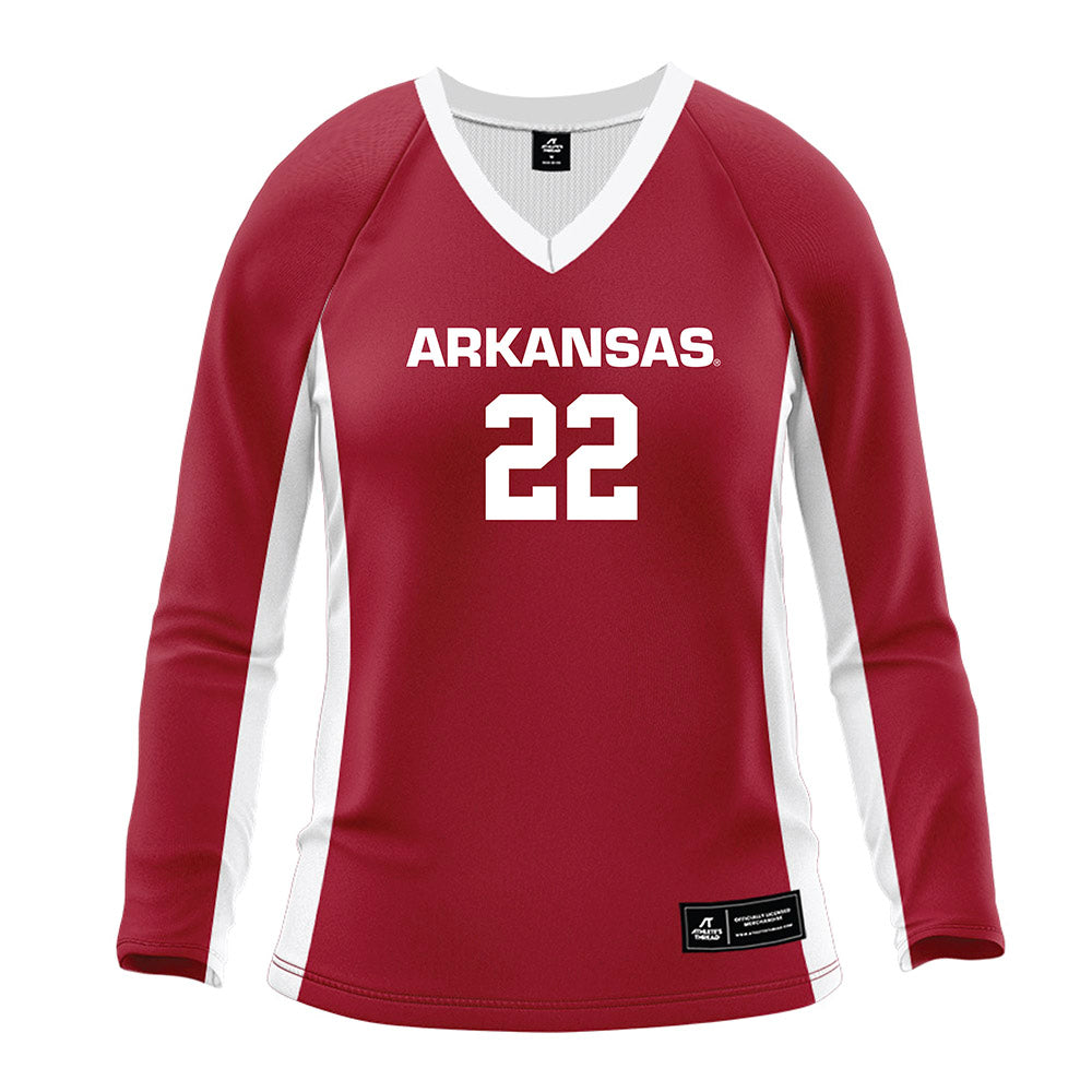 Arkansas - NCAA Women's Volleyball : Ava Roth - Cardinal Red Volleyball Jersey-0