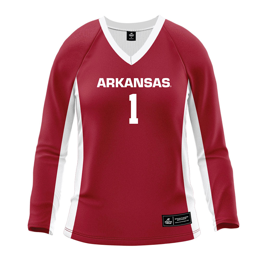 Arkansas - NCAA Women's Volleyball : Laci Bohannan - Cardinal Red Volleyball Jersey-0
