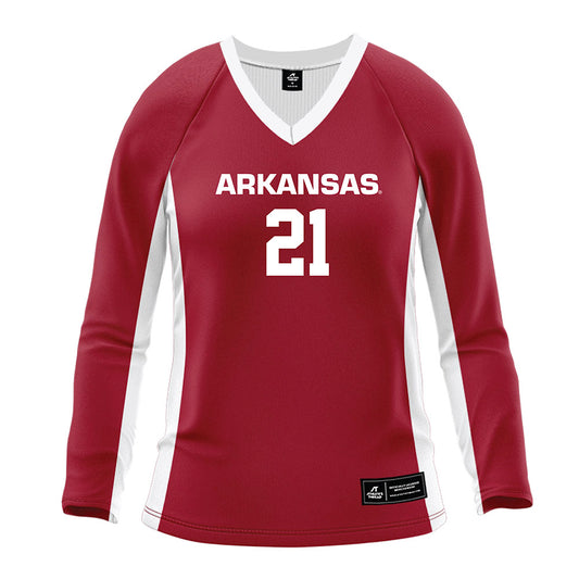 Arkansas - NCAA Women's Volleyball : Parker Duncan - Cardinal Red Volleyball Jersey-0