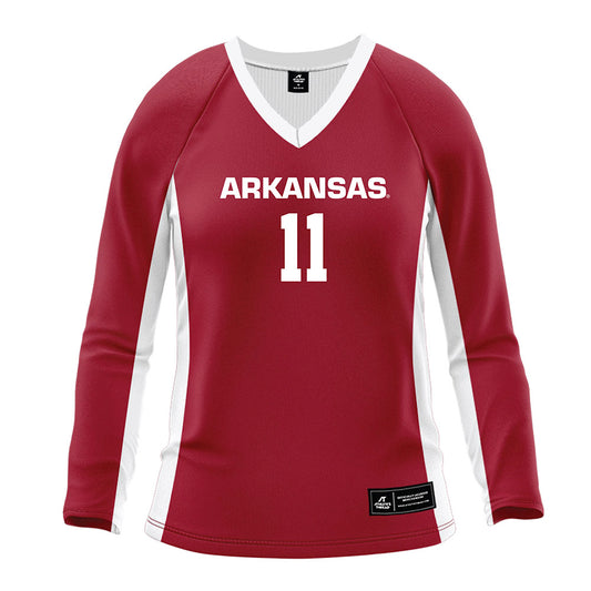 Arkansas - NCAA Women's Volleyball : Elsie Law - Cardinal Red Volleyball Jersey-0