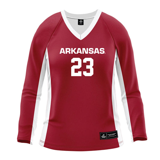Arkansas - NCAA Women's Volleyball : Aleki Alexander - Cardinal Red Volleyball Jersey