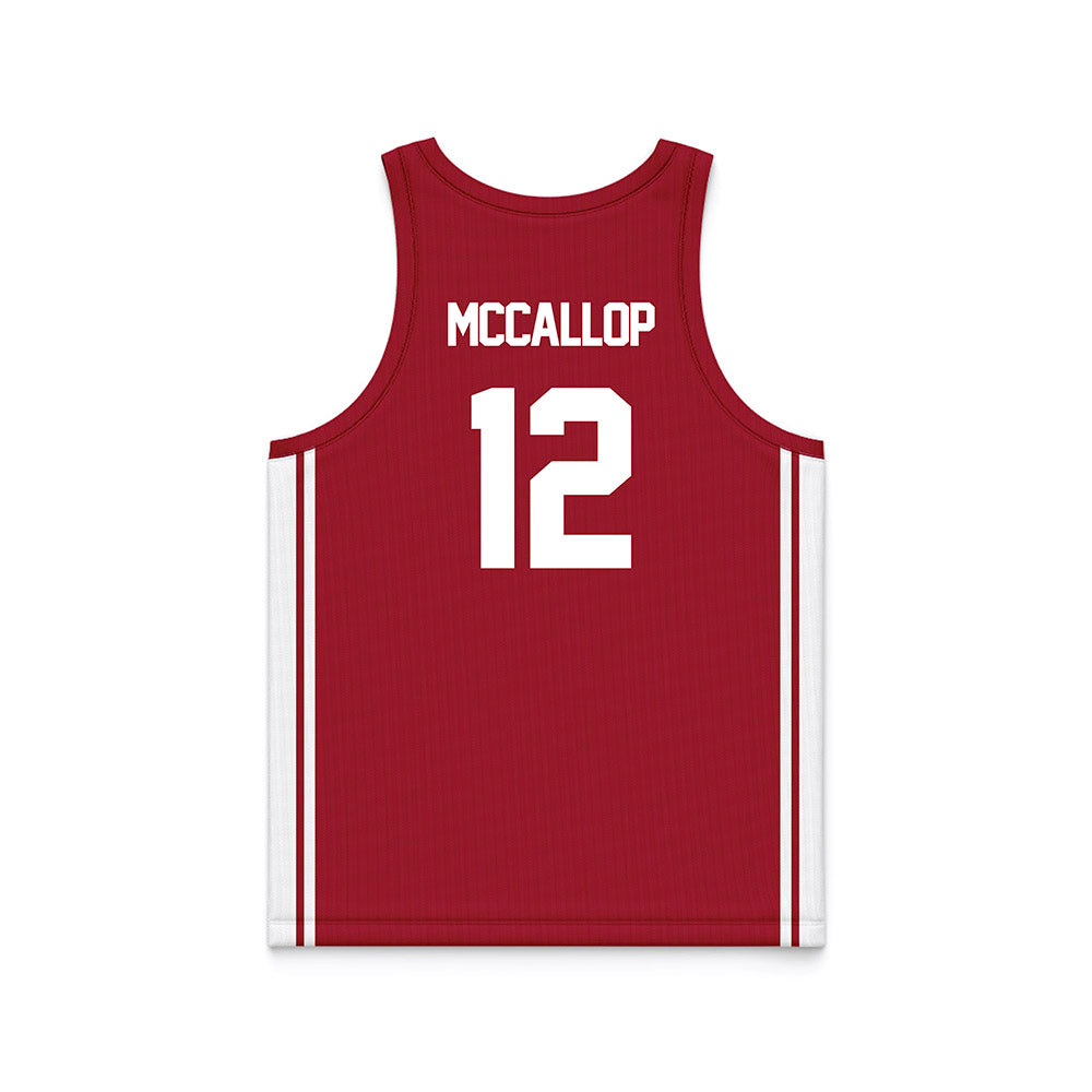 Arkansas - NCAA Women's Basketball : Grace McCallop - Red Basketball Jersey-1