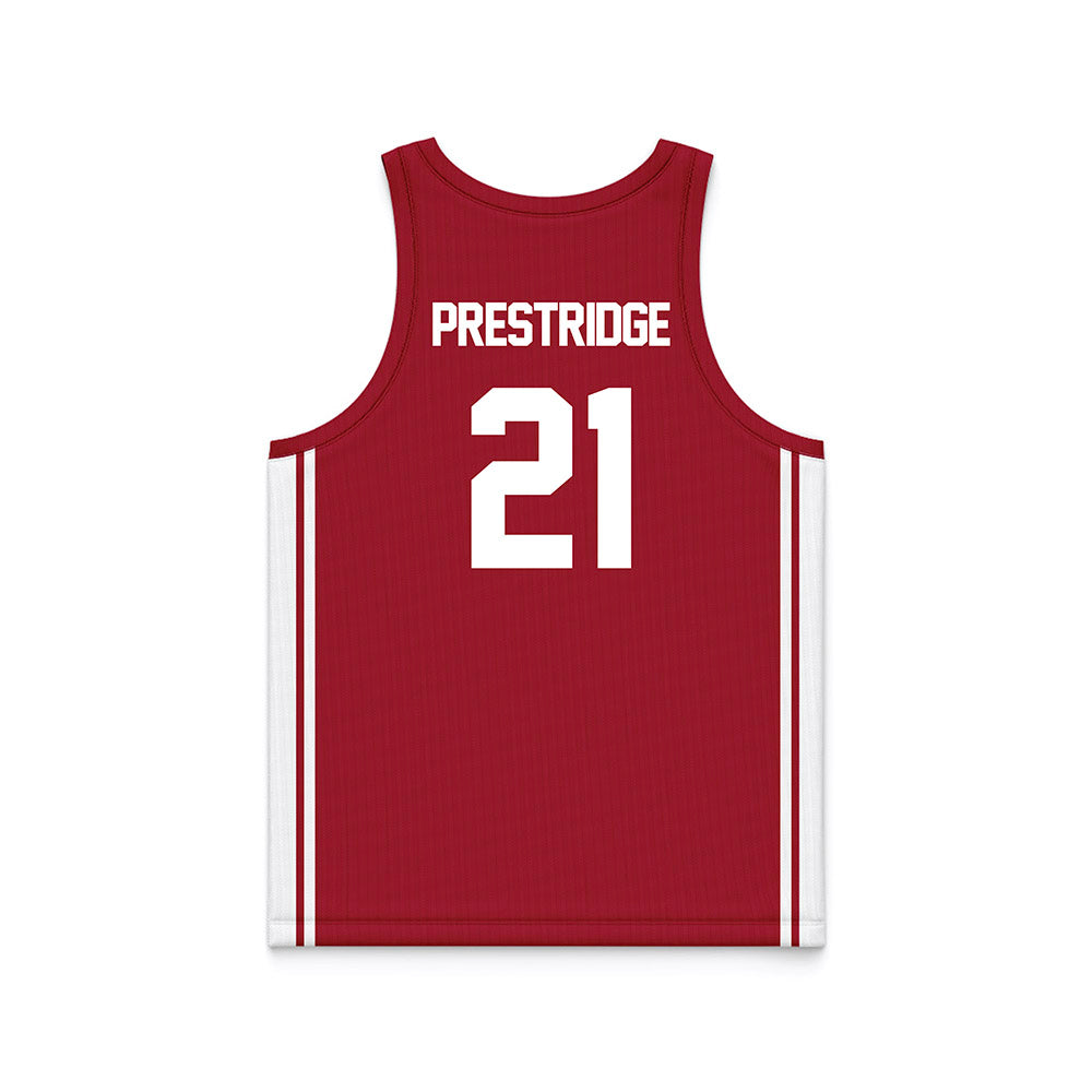 Arkansas - NCAA Women's Basketball : Kyiah Prestridge - Red Basketball Jersey-1