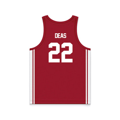 Arkansas - NCAA Women's Basketball : Bonnie Deas - Red Basketball Jersey-1