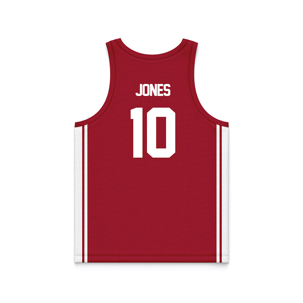 Arkansas - NCAA Women's Basketball : Taleyah Jones - Red Basketball Jersey-1