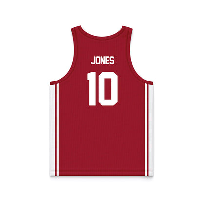 Arkansas - NCAA Women's Basketball : Taleyah Jones - Red Basketball Jersey-1