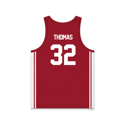 Arkansas - NCAA Women's Basketball : D'Asia Thomas - Red Basketball Jersey-1