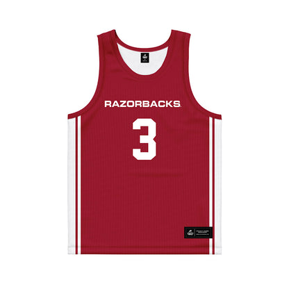 Arkansas - NCAA Women's Basketball : Allanah Orsby - Red Basketball Jersey-0