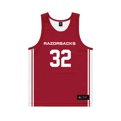 Arkansas - NCAA Women's Basketball : D'Asia Thomas - Red Basketball Jersey-0