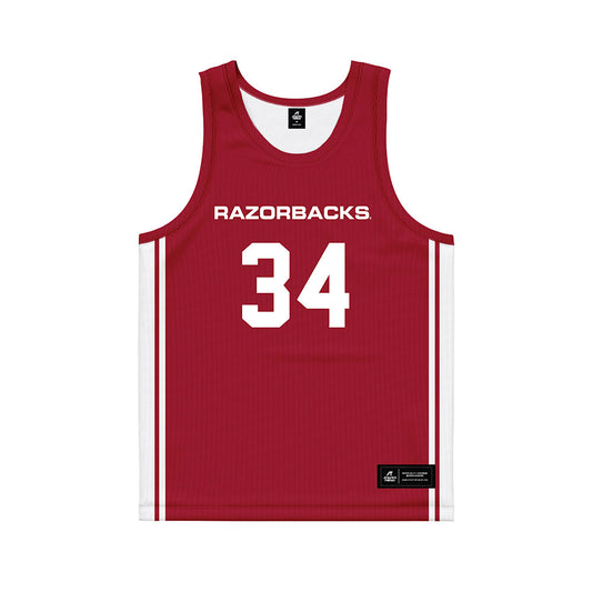 Arkansas - NCAA Women's Basketball : Jenna Lawrence - Basketball Jersey Cardinal Red