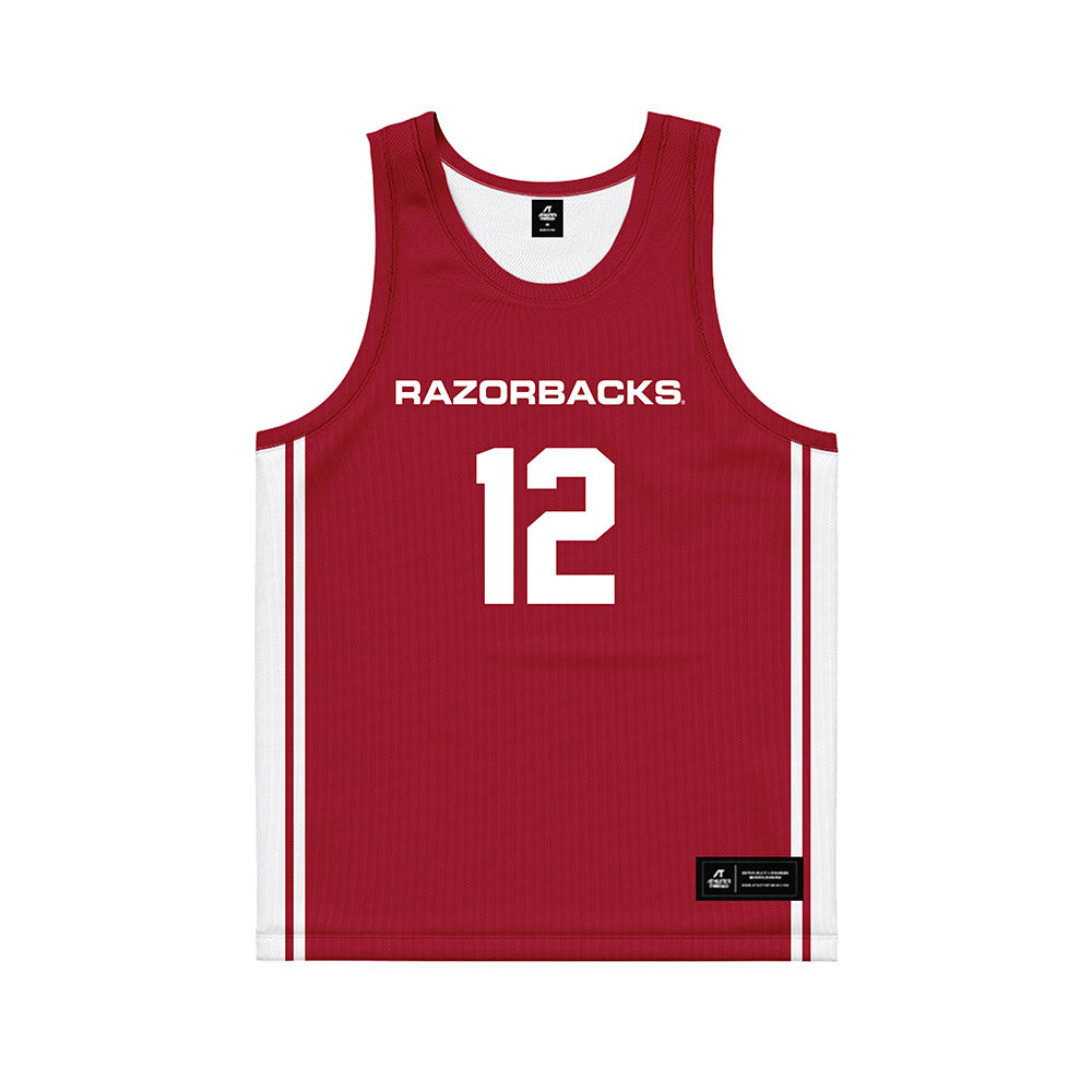 Arkansas - NCAA Women's Basketball : Grace McCallop - Red Basketball Jersey-0