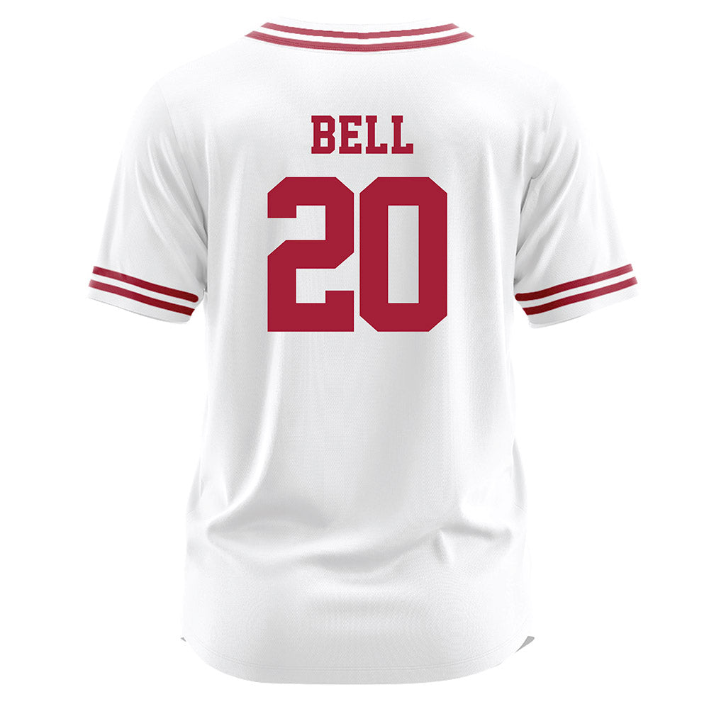 Arkansas - NCAA Softball : Tianna Bell - White Jersey-1