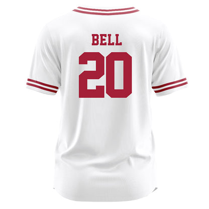 Arkansas - NCAA Softball : Tianna Bell - White Jersey-1