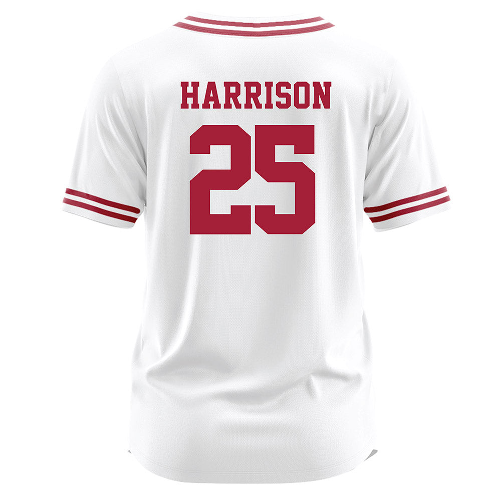 Arkansas - NCAA Softball : Cameryn Harrison - White Jersey-1