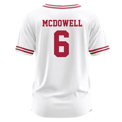 Arkansas - NCAA Softball : Ella McDowell - White Jersey-1